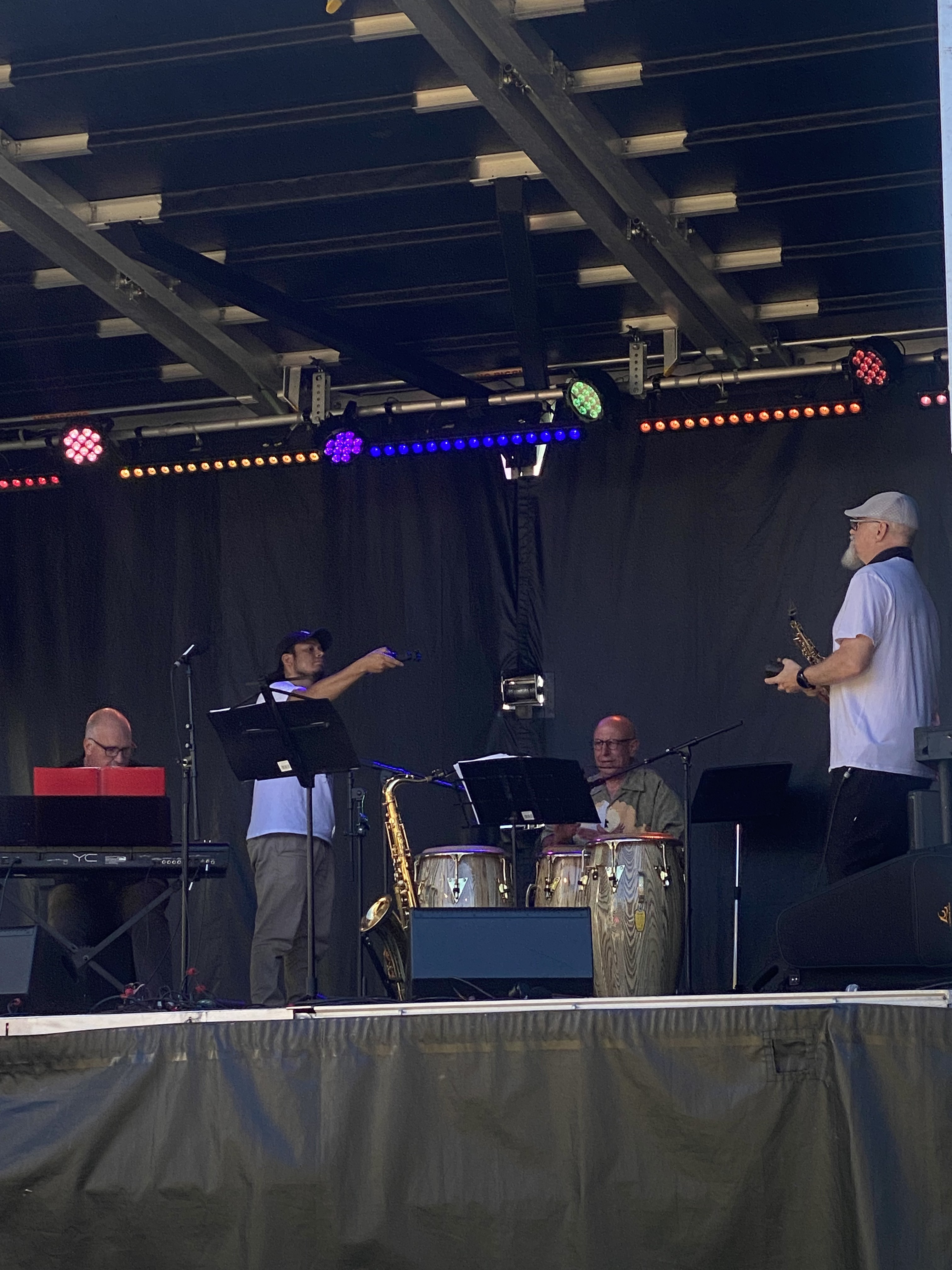 Fuentes Hopkins Baynes on the festival stage — Auckland Arts Festival