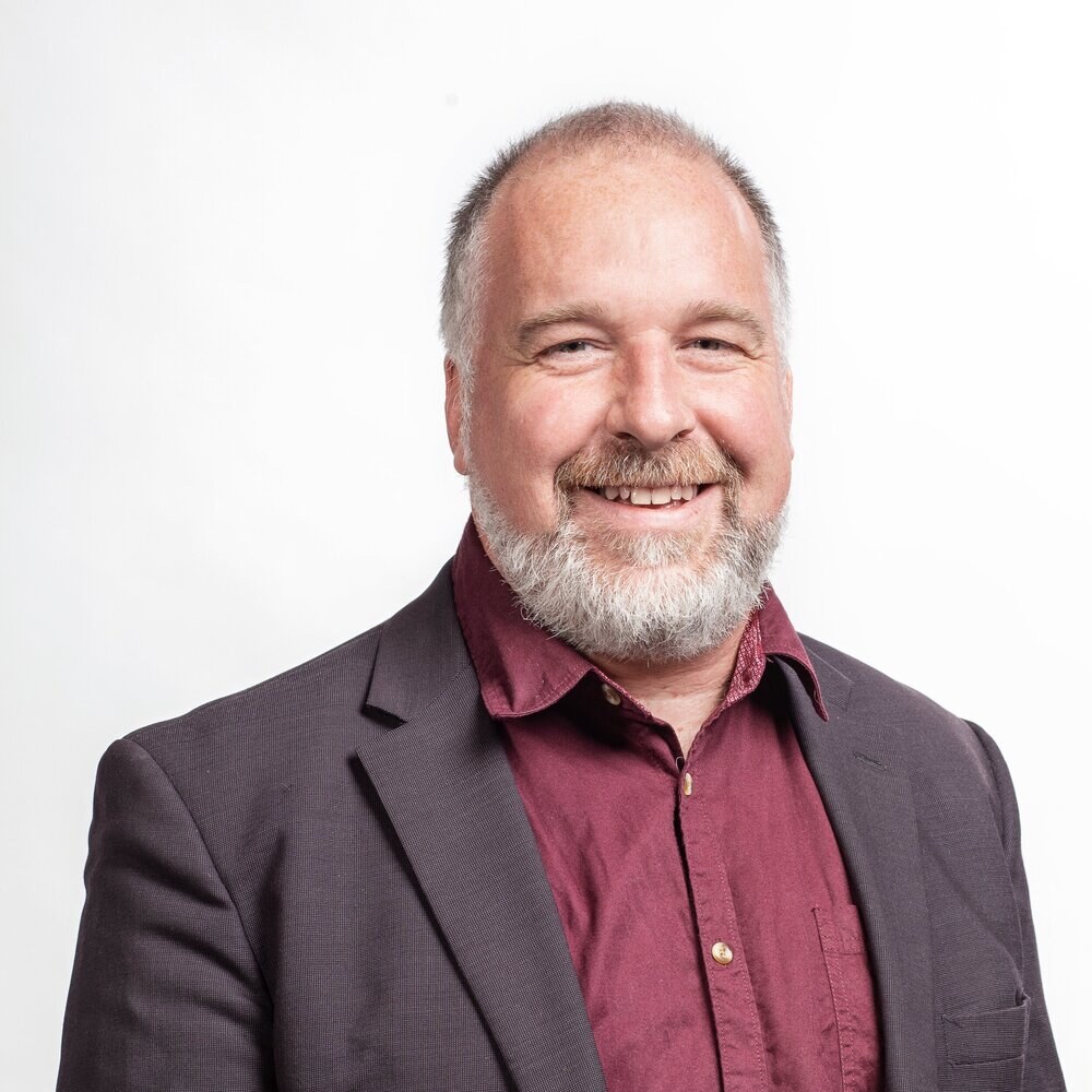 Dr Mark Baynes, portrait 2023